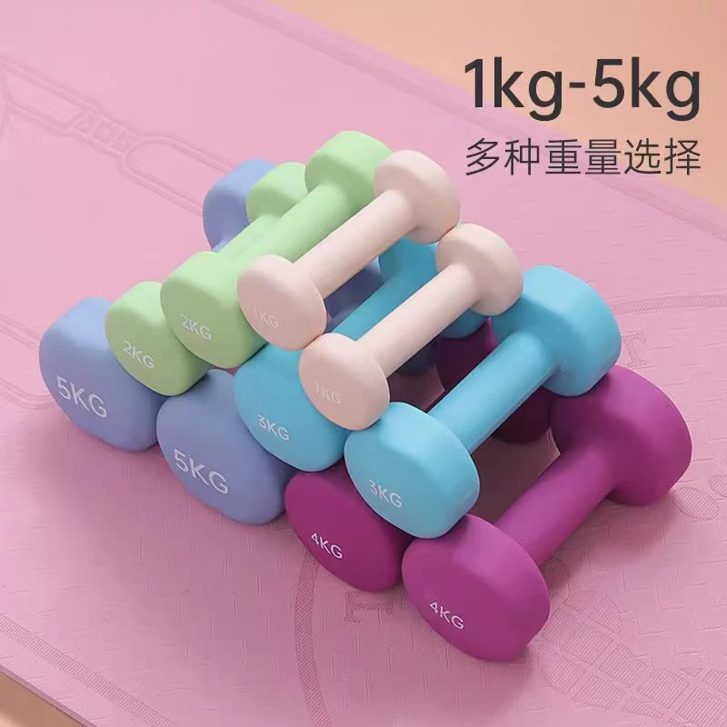 LDX-1008 Oval Vinyl-Coated Dumbbell - Vinyl Dumbbell in Dumbbell Series | ShuangJia Wholesale Fitness Equipment