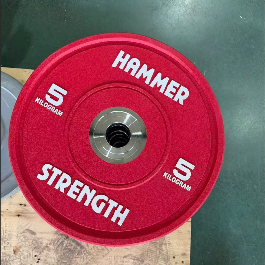 LDX-2001 Hammer Colored Rubber Bumper Plates - Bumper Plate in Barbell Plate Series | ShuangJia Wholesale Fitness Equipment