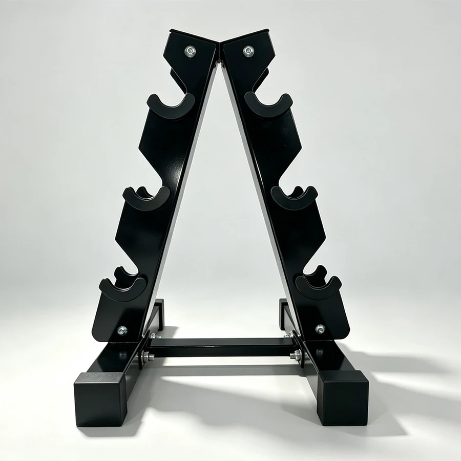 LDX-7003 3-pairs Dumbbell Rack - Dumbbell Rack in Supporting Shelf Products | ShuangJia Wholesale Fitness Equipment