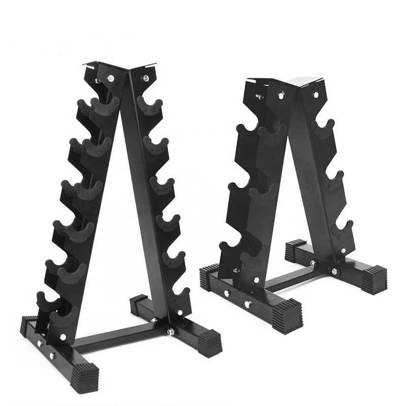 LDX-7004 6-pairs Dumbbell Rack - Dumbbell Rack in Supporting Shelf Products | ShuangJia Wholesale Fitness Equipment