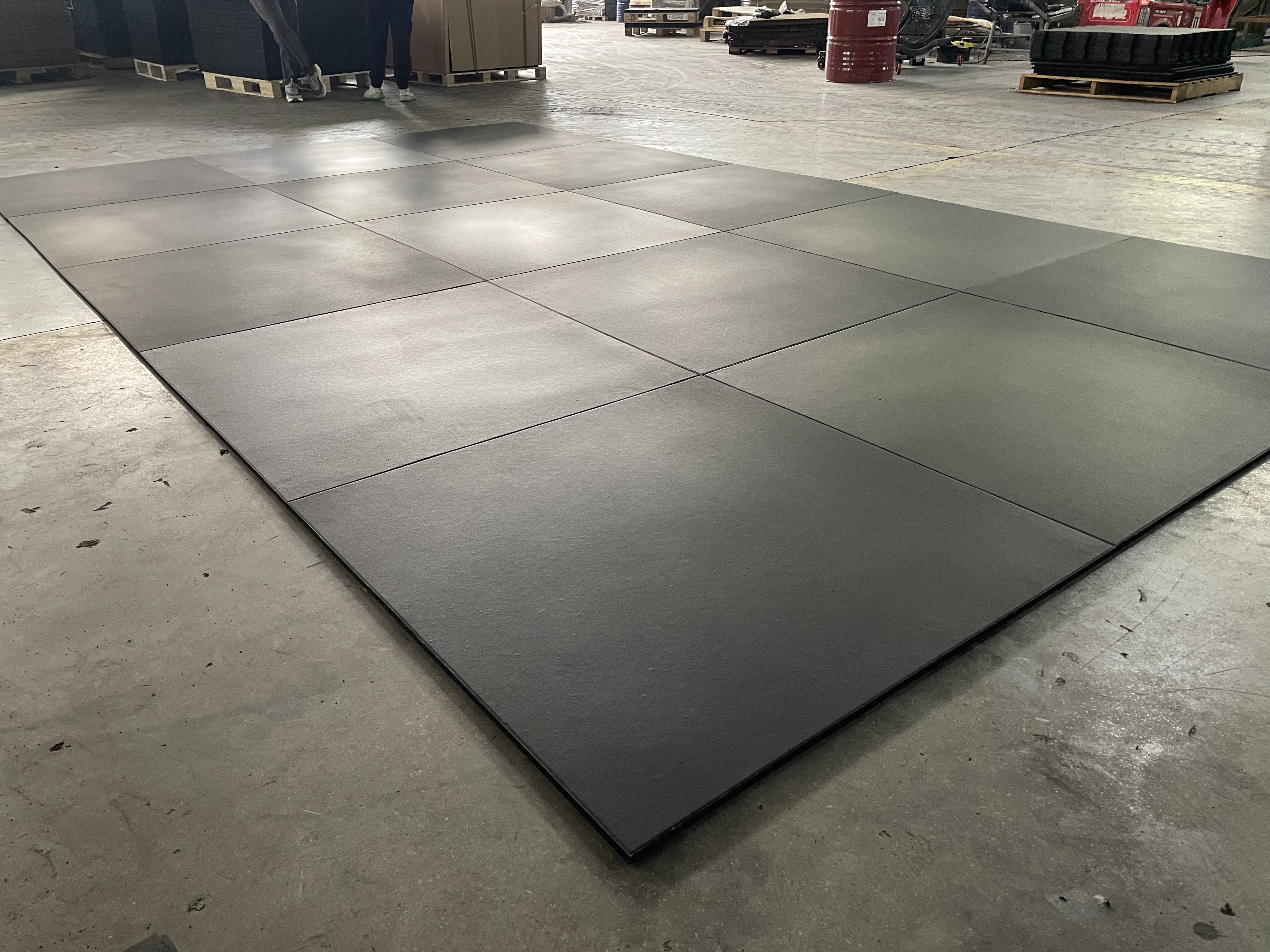 LDX-8002 20mm EPDM Rubber Flooring Mat - EPDM Gym Rubber Flooring in Rubber Flooring | ShuangJia Wholesale Fitness Equipment